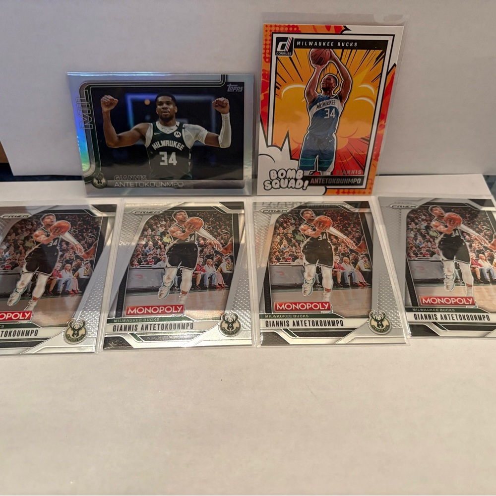 Giannis Antetokounmpo Basketball Card Lot